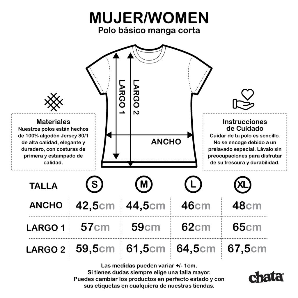 Polo Mujer Colores feelings (chata)