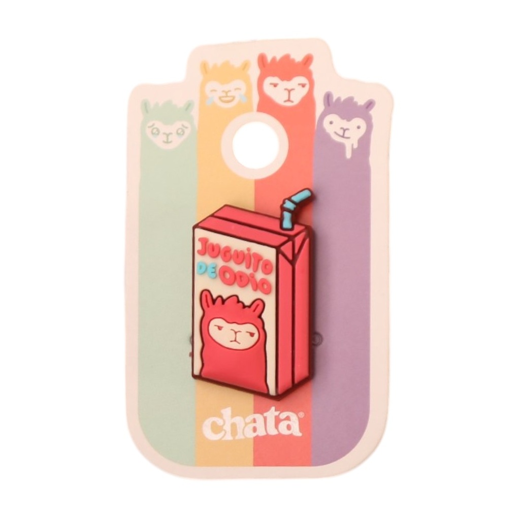 Pin plastico Rojo Juguito (Chata)
