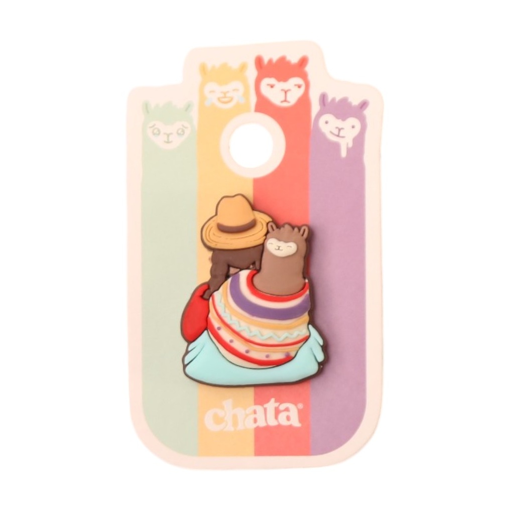 Pin plastico Marron Trencita (Chata)